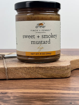 9 oz Sweet + Smokey Gourmet Mustard - JSQ Mercantile