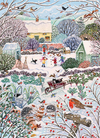 Winter Holidays 500pc puzzle - Made in USA