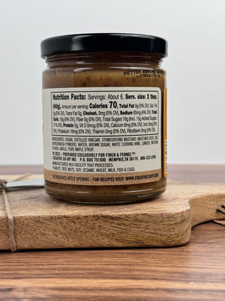 9 oz Sweet + Smokey Gourmet Mustard - JSQ Mercantile