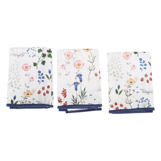 13" x 13" Eco Friendly Mighty Minis Towel Set - Serenity Floral