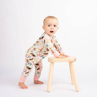 Mermaids Zip Up Convertible Footie Pajamas - JSQ Mercantile