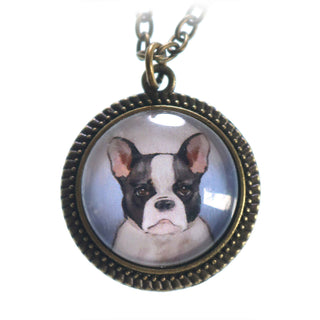 French Bulldog Pendant Necklace - JSQ Mercantile