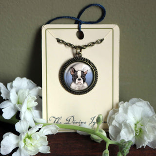 French Bulldog Pendant Necklace - JSQ Mercantile