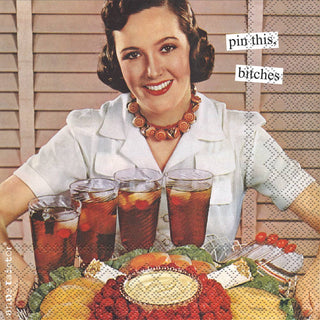 Paper Cocktail Napkins Pack of 20 Anne Taintor Pin This - JSQ Mercantile