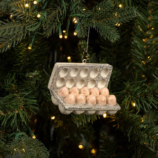 3.5” Farm Stand Egg Carton Ornament