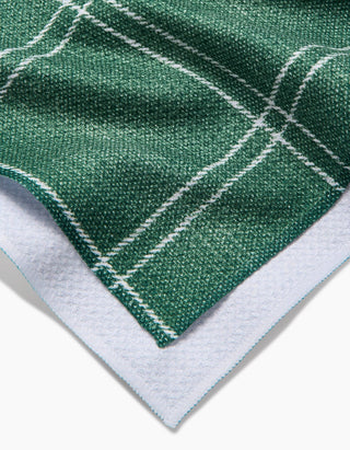 Pine Forest Plaid Tea Towel - 18" x 30"