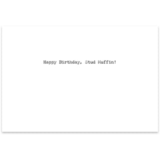 Happy Birthday Stud Muffin Greeting Card - JSQ Mercantile