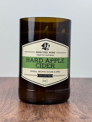 Hard Apple Cider Candle in Recycled Wine Bottle – 8 oz Soy Candle by Rescued Wine | JSQ Mercantile – Women’s Boutique & Gift Shop Located in La Grange, IL