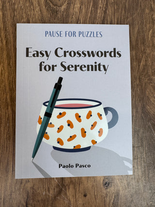 Pause For Puzzles: Easy Crosswords For Serenity