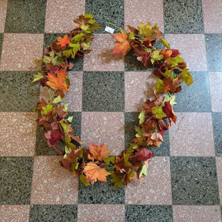 72” Faux Garland of Maple Leaves