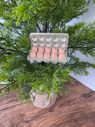 3.5” Farm Stand Egg Carton Ornament