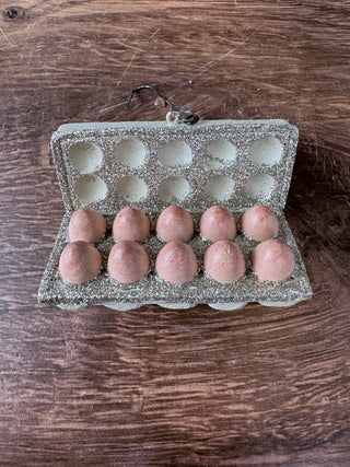 3.5” Farm Stand Egg Carton Ornament