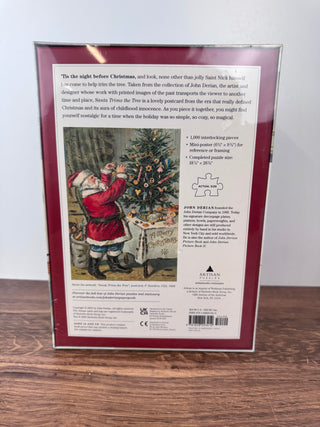 Santa Trims the Tree by John Derian - 1,000-Piece Puzzle