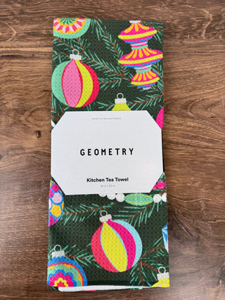 Shiny Ornament Tea Towel - 18" x 30"
