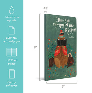 Writing Journal - "There is No Enjoyment Like Reading" Jane Austin - JSQ Mercantile