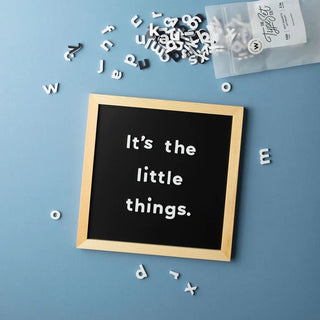 1" Magnetic Letters Paper White | The Type Set Co - JSQ Mercantile