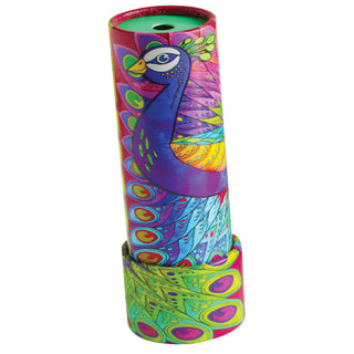 Peacock Kaleidoscope – Classic Colorful Toy with Psychedelic Patterns | JSQ Mercantile – La Grange, IL