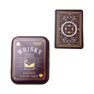 Whisky Trivia Playing Cards in Travel Tin - JSQ Mercantile