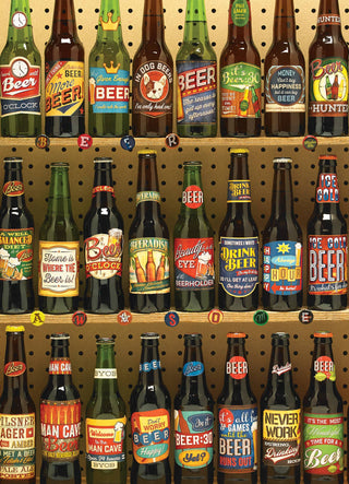 Beer Collection 1000-Piece Puzzle - Made in USA