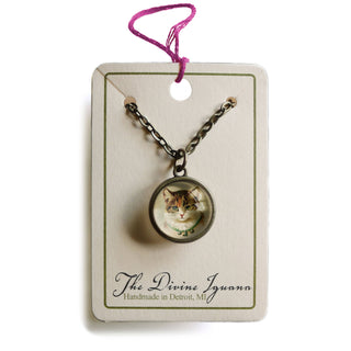 Calico Cat Reversible Pendant Necklace - JSQ Mercantile