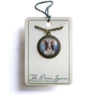 French Bulldog Pendant Necklace - JSQ Mercantile