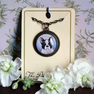 French Bulldog Pendant Necklace - JSQ Mercantile
