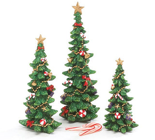 Hand Painted Christmas Tree with Decorations - 3 Sizes