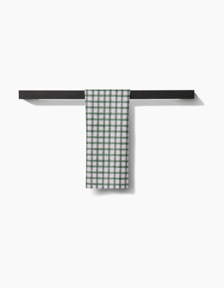 Fireside Plaid Green Bar Towel - 12" x 24"
