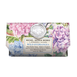 Wild Hydrangea Large Bath Soap Bar 8.7 oz