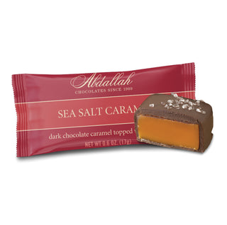0.60 oz Dark Chocolate Sea Salt Caramel