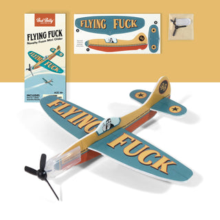 Flying Fuck Foam Mini Glider - Funny Gag Gift