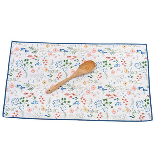 18" x 30" Eco Friendly Tea Towel - Floral Serenity