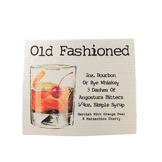 Old Fashioned Bar Towel -  Swedish Dishcloths - JSQ Mercantile
