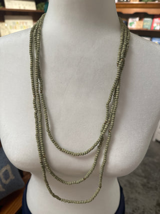Anju Sachi Chromatic Hues – Natural Long Multi-Strand Necklace - JSQ Mercantile