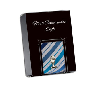 Boy's First Communion Tie and Chalice Pin Set