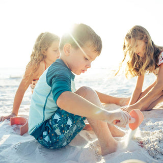 Kids Silicone Beach Bucket and Sand Toys Gift Set - JSQ Mercantile