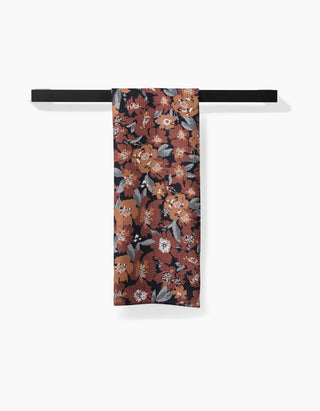 Vintage Floral Natural Tea Towel  |  Geometry - JSQ Mercantile