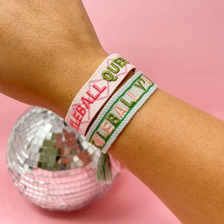 Pickleball Woven Bracelet - Pickleball Queen - JSQ Mercantile