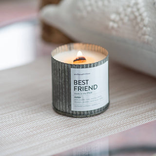 Staycation Rustic Vintage Farmhouse Wood Wick Candle: 10oz - JSQ Mercantile