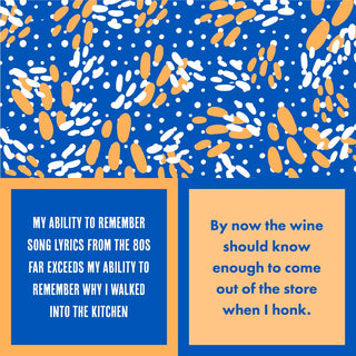 Napkin: Song Lyrics/Wine Honk - JSQ Mercantile