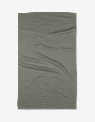 Hunter Green Tea Towel |  Geometry - JSQ Mercantile