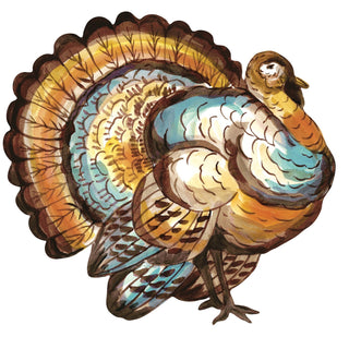 Die Cut Thanksgiving Turkey Placemat - 12 Pack - JSQ Mercantile