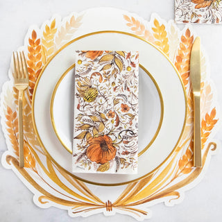 Autumn Arrangement Guest Napkin - 16 Per Pack - JSQ Mercantile