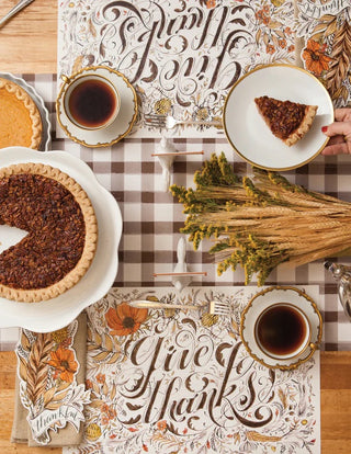Give Thanks Placemat - 24 Pack - JSQ Mercantile