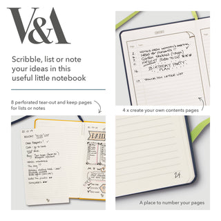 V&A Bookaroo Kilburn Collection: Notebook - JSQ Mercantile