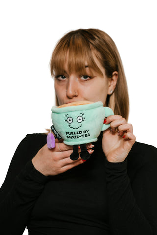 Fueled by Anxiety | Plush Teacup – Anxietea - JSQ Mercantile