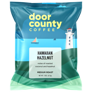 Hawaiian Hazelnut Flavored Coffee - 1.5oz (Full Pot) - Door County Coffee