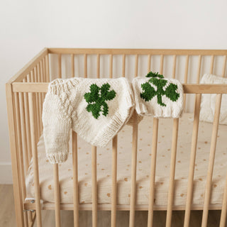 ☘️ St Patrick’s Day Irish Shamrock Baby & Toddler Sweater