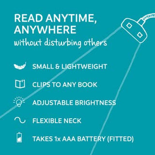 Compact & Flexible Travel Book Light
