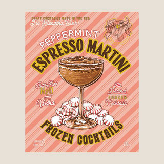 Peppermint Espresso Martini Frozen Cocktail Mix – 10oz Bag by Noble Micks